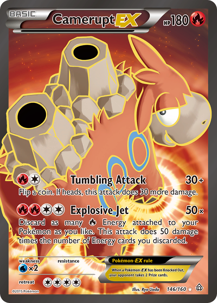 Camerupt EX (146/160) [XY: Primal Clash] | Gear Gaming Fayetteville