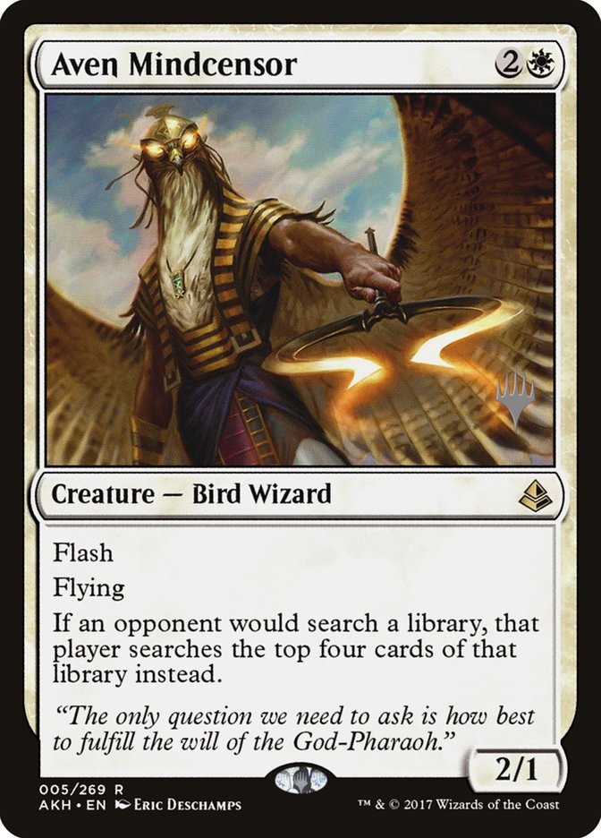 Aven Mindcensor (Promo Pack) [Amonkhet Promos] | Gear Gaming Fayetteville