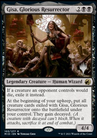 Gisa, Glorious Resurrector (Promo Pack) [Innistrad: Midnight Hunt Promos] | Gear Gaming Fayetteville