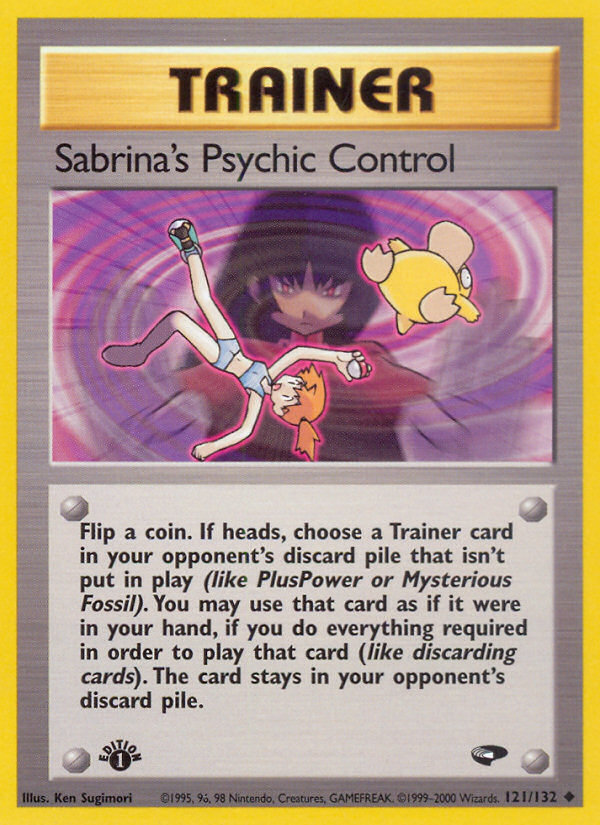 Sabrina's Psychic Control (121/132) [Gym Challenge 1st Edition] | Gear Gaming Fayetteville