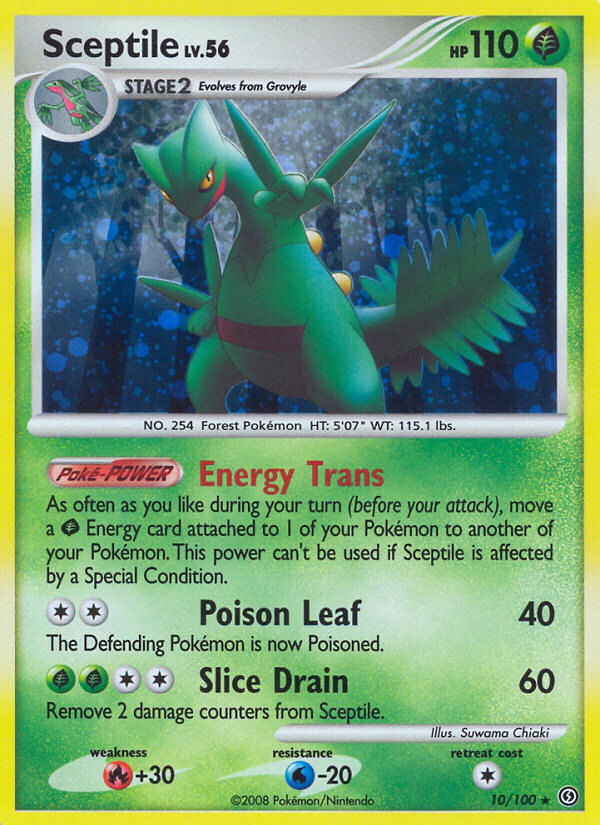 Sceptile (10/100) (Theme Deck Exclusive) [Diamond & Pearl: Stormfront] | Gear Gaming Fayetteville