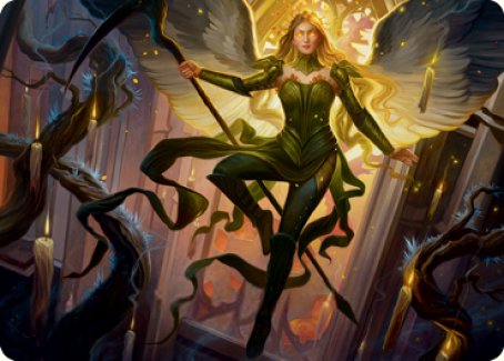 Sigarda, Champion of Light Art Card [Innistrad: Midnight Hunt Art Series] | Gear Gaming Fayetteville