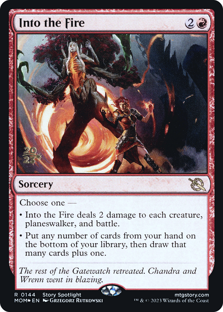 Into the Fire [March of the Machine Prerelease Promos] | Gear Gaming Fayetteville