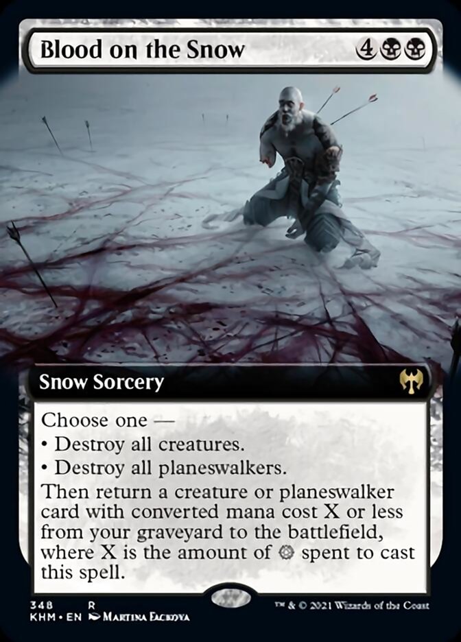 Blood on the Snow (Extended Art) [Kaldheim] | Gear Gaming Fayetteville