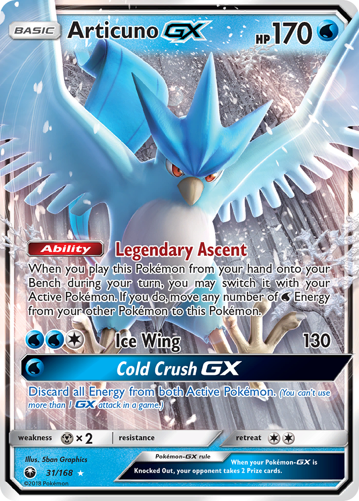 Articuno GX (31/168) [Sun & Moon: Celestial Storm] | Gear Gaming Fayetteville