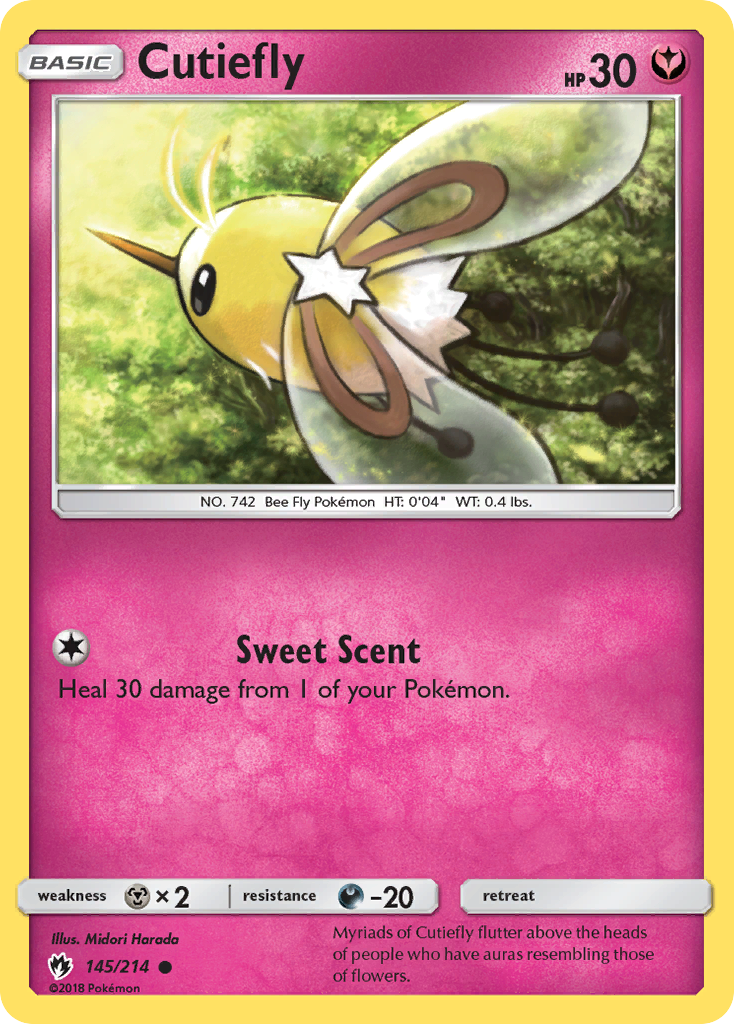 Cutiefly (145/214) [Sun & Moon: Lost Thunder] | Gear Gaming Fayetteville