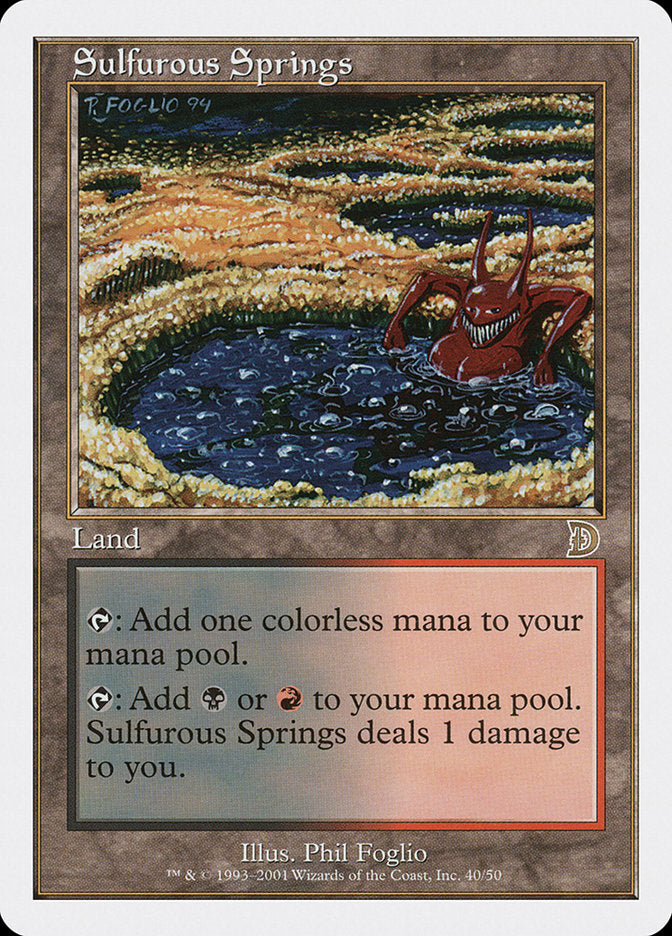 Sulfurous Springs [Deckmasters] | Gear Gaming Fayetteville