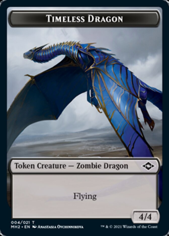 Timeless Dragon Token [Modern Horizons 2 Tokens] | Gear Gaming Fayetteville