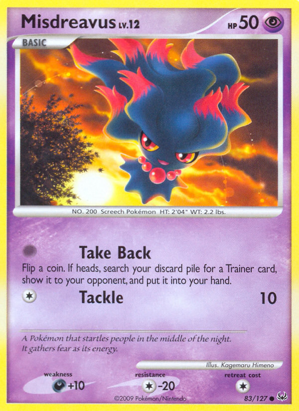 Misdreavus (83/127) [Platinum: Base Set] | Gear Gaming Fayetteville