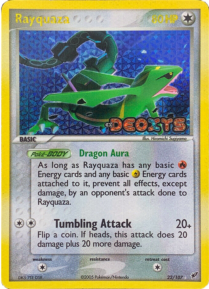 Rayquaza (22/107) (Stamped) [EX: Deoxys] | Gear Gaming Fayetteville