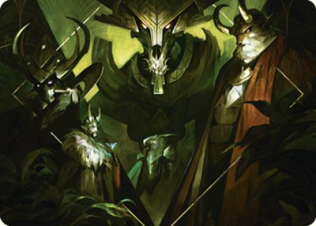 Meeting of the Five Art Card [Streets of New Capenna Art Series] | Gear Gaming Fayetteville