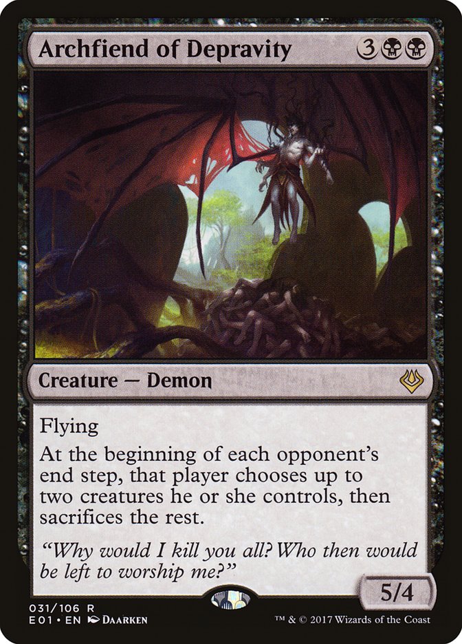 Archfiend of Depravity [Archenemy: Nicol Bolas] | Gear Gaming Fayetteville