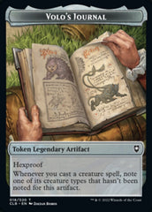 Treasure // Volo's Journal Double-Sided Token [Commander Legends: Battle for Baldur's Gate Tokens] | Gear Gaming Fayetteville