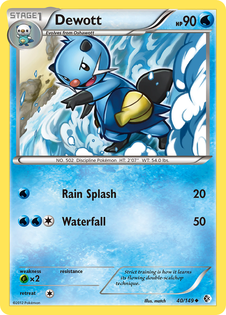 Dewott (40/149) [Black & White: Boundaries Crossed] | Gear Gaming Fayetteville