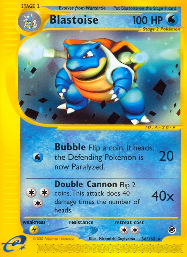 Blastoise (36/165) [Expedition: Base Set] | Gear Gaming Fayetteville