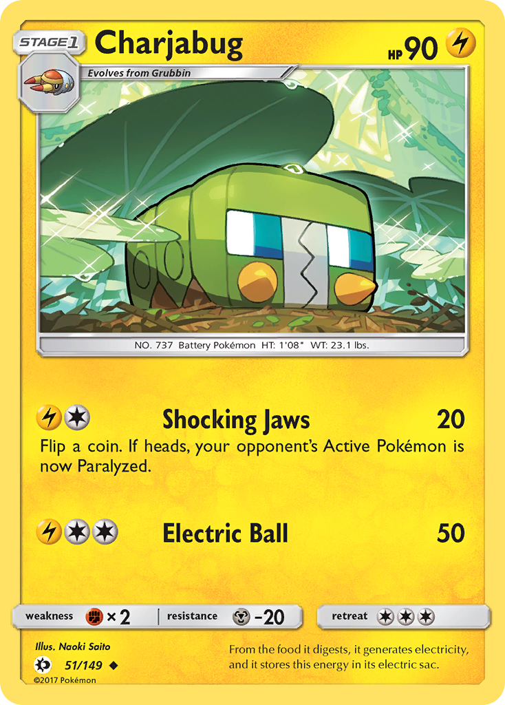 Charjabug (51/149) [Sun & Moon: Base Set] | Gear Gaming Fayetteville