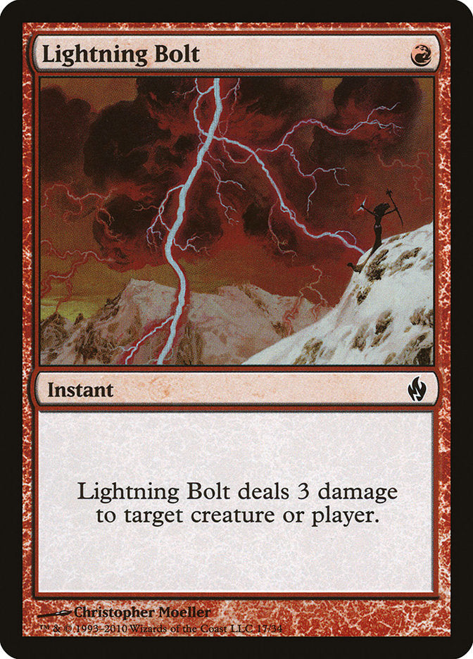 Lightning Bolt [Premium Deck Series: Fire and Lightning] | Gear Gaming Fayetteville