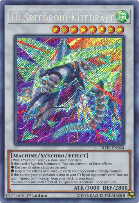 Hi-Speedroid Kitedrake [BLHR-EN044] Secret Rare | Gear Gaming Fayetteville