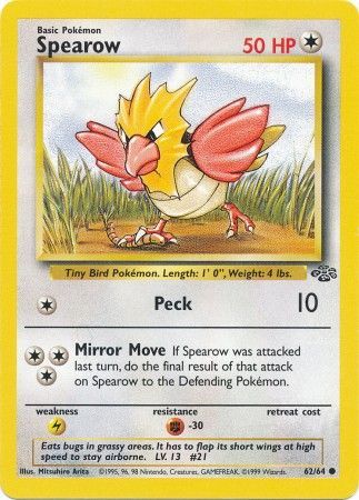 Spearow (62/64) [Jungle Unlimited] | Gear Gaming Fayetteville