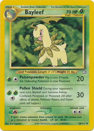 Bayleef (28/111) [Neo Genesis Unlimited] | Gear Gaming Fayetteville