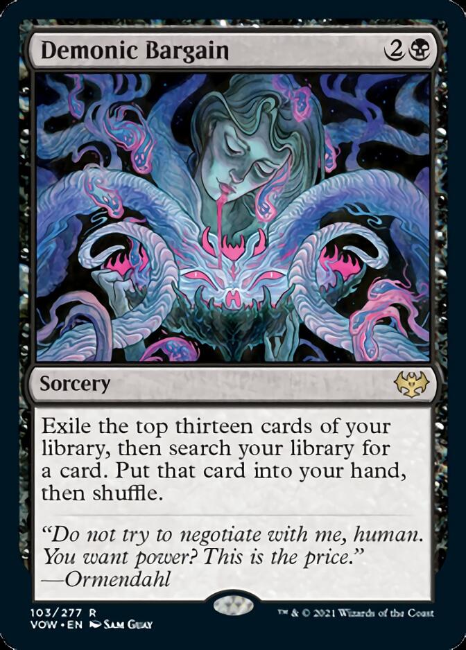 Demonic Bargain [Innistrad: Crimson Vow] | Gear Gaming Fayetteville