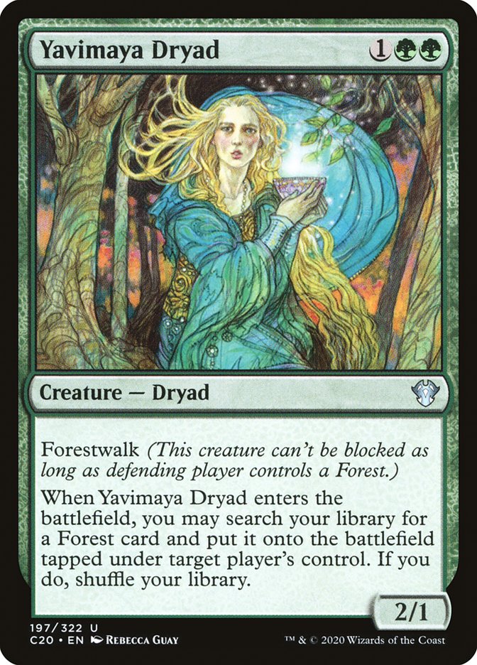 Yavimaya Dryad [Commander 2020] | Gear Gaming Fayetteville