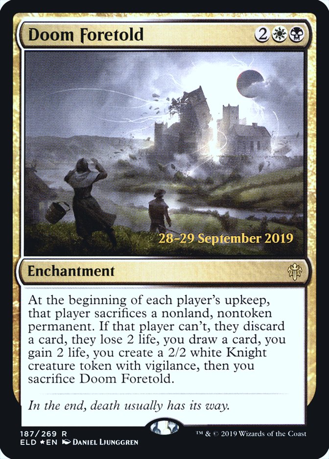 Doom Foretold [Throne of Eldraine Prerelease Promos] | Gear Gaming Fayetteville