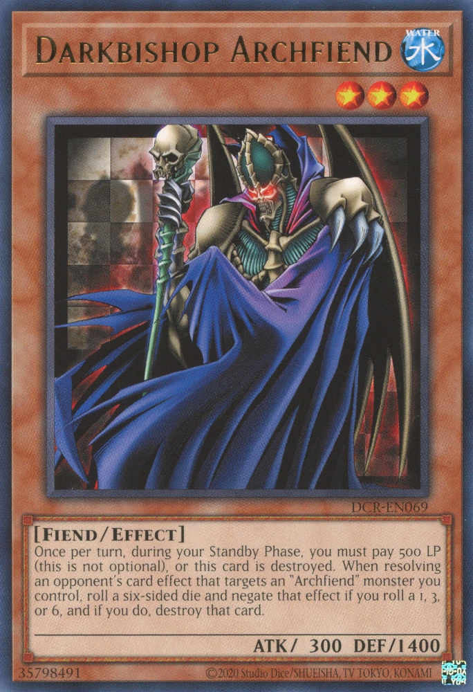 Darkbishop Archfiend [DCR-EN069] Rare | Gear Gaming Fayetteville