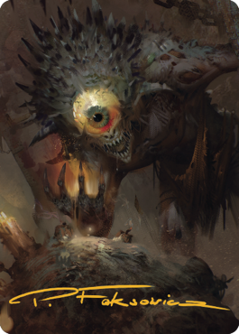 Nothic Art Card (Gold-Stamped Signature) [Commander Legends: Battle for Baldur's Gate Art Series] | Gear Gaming Fayetteville