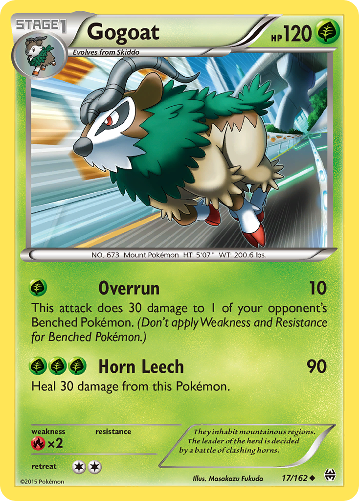 Gogoat (17/162) [XY: BREAKthrough] | Gear Gaming Fayetteville