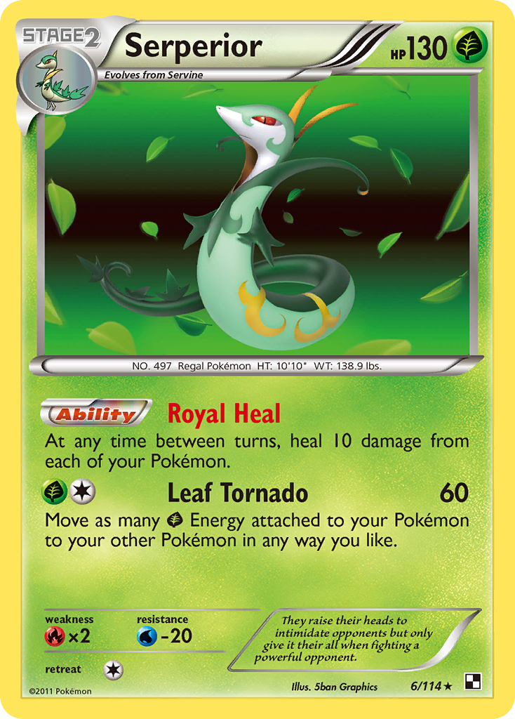 Serperior (6/114) [Black & White: Base Set] | Gear Gaming Fayetteville