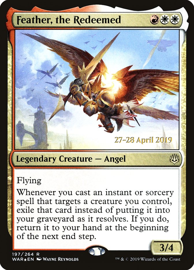 Feather, the Redeemed [War of the Spark Prerelease Promos] | Gear Gaming Fayetteville