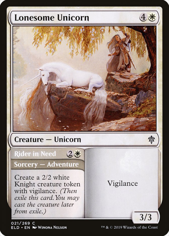 Lonesome Unicorn // Rider in Need [Throne of Eldraine] | Gear Gaming Fayetteville