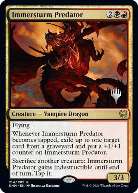 Immersturm Predator (Promo Pack) [Kaldheim Promos] | Gear Gaming Fayetteville