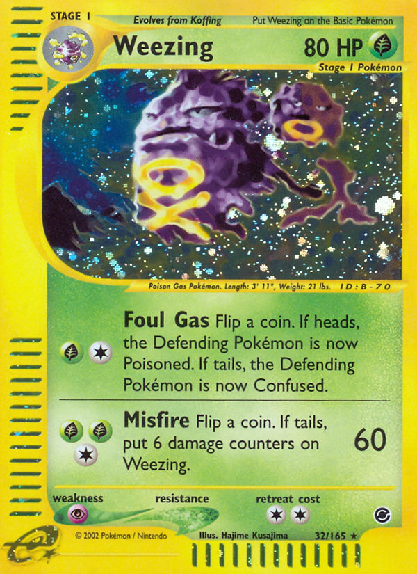 Weezing (32/165) [Expedition: Base Set] | Gear Gaming Fayetteville