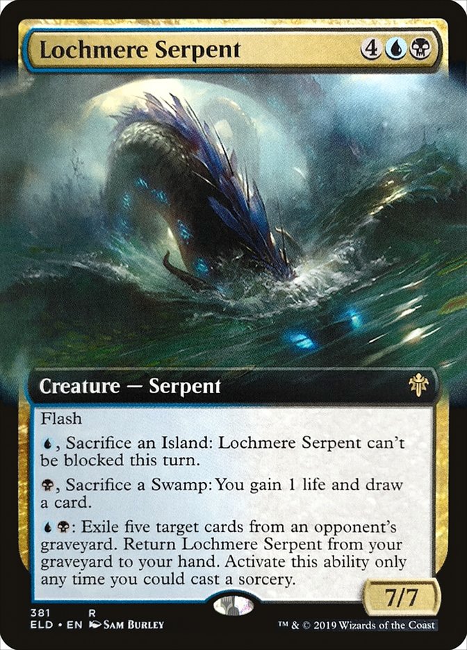 Lochmere Serpent (Extended Art) [Throne of Eldraine] | Gear Gaming Fayetteville