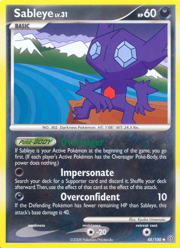 Sableye (48/100) [Diamond & Pearl: Stormfront] | Gear Gaming Fayetteville