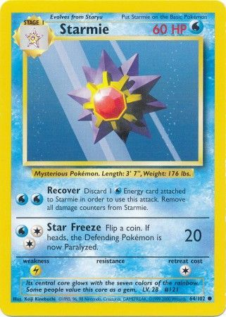 Starmie (64/102) [Base Set Unlimited] | Gear Gaming Fayetteville