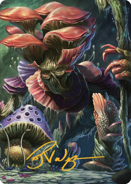 Myconid Spore Tender Art Card (Gold-Stamped Signature) [Commander Legends: Battle for Baldur's Gate Art Series] | Gear Gaming Fayetteville