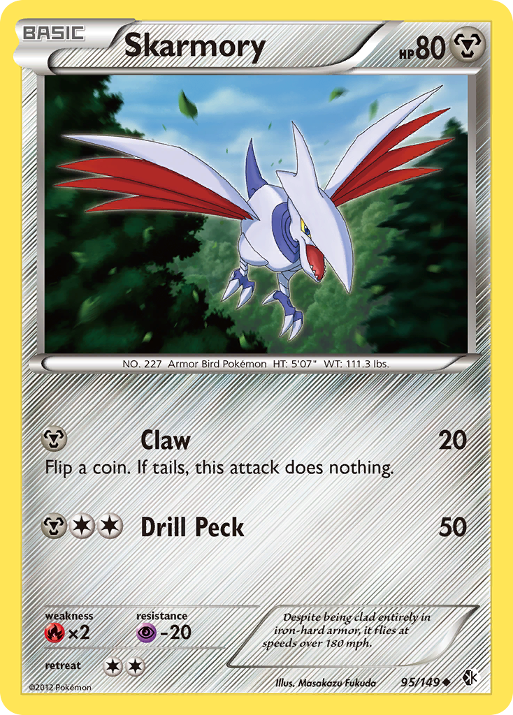 Skarmory (95/149) [Black & White: Boundaries Crossed] | Gear Gaming Fayetteville