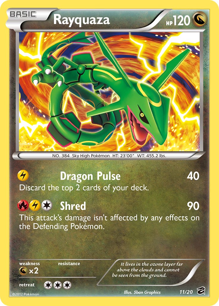 Rayquaza (11/20) (Blister Exclusive) [Black & White: Dragon Vault] | Gear Gaming Fayetteville