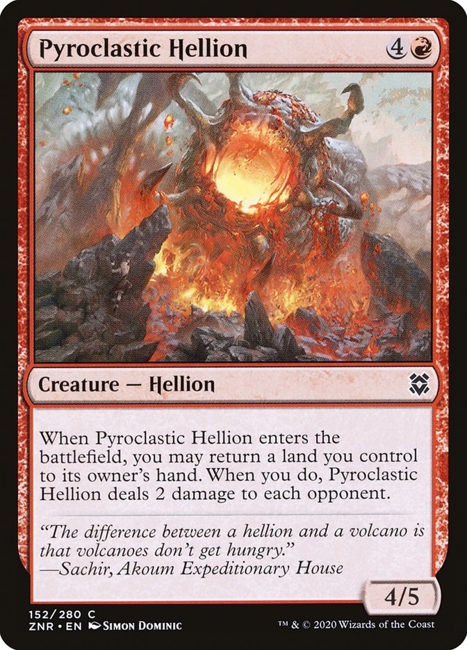Pyroclastic Hellion [Zendikar Rising] | Gear Gaming Fayetteville