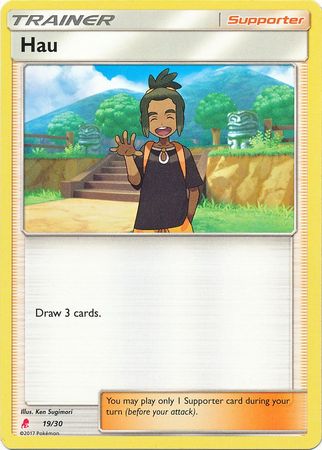 Hau (19/30) [Sun & Moon: Trainer Kit - Lycanroc] | Gear Gaming Fayetteville