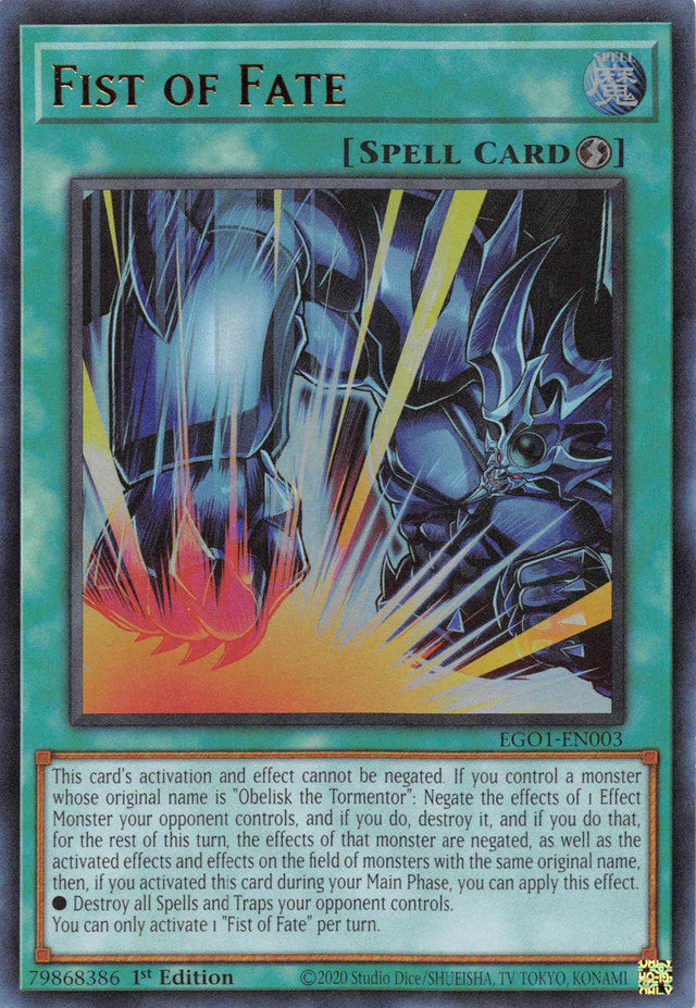 Fist of Fate [EGO1-EN003] Ultra Rare | Gear Gaming Fayetteville