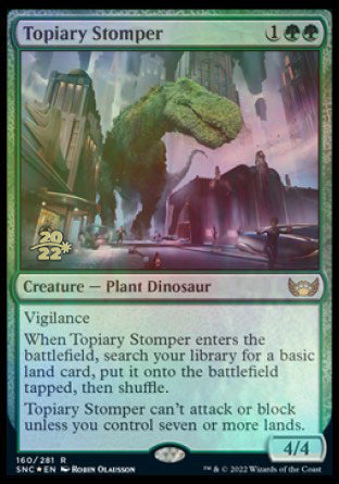 Topiary Stomper [Streets of New Capenna Prerelease Promos] | Gear Gaming Fayetteville