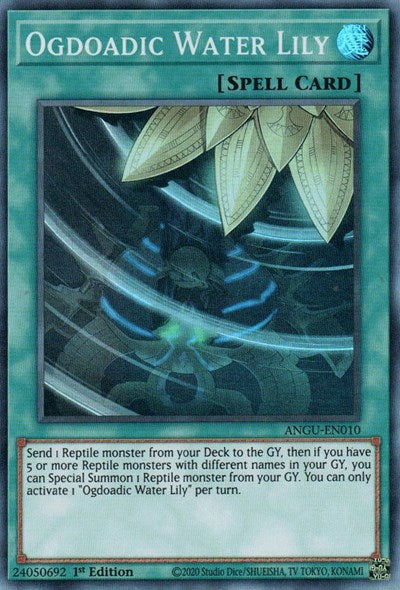 Ogdoadic Water Lily (Super Rare) [ANGU-EN010] Super Rare | Gear Gaming Fayetteville