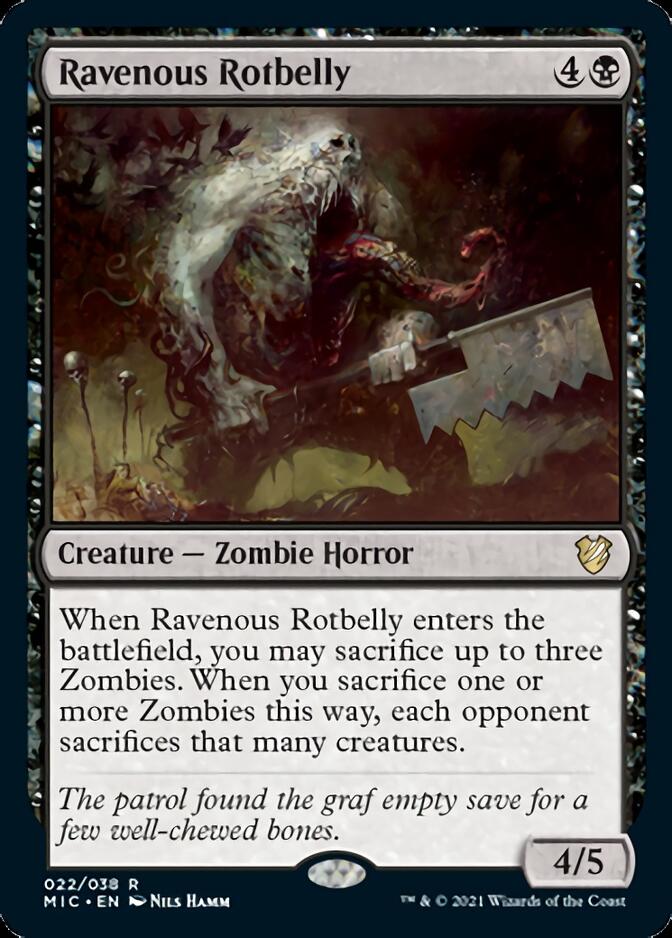 Ravenous Rotbelly [Innistrad: Midnight Hunt Commander] | Gear Gaming Fayetteville