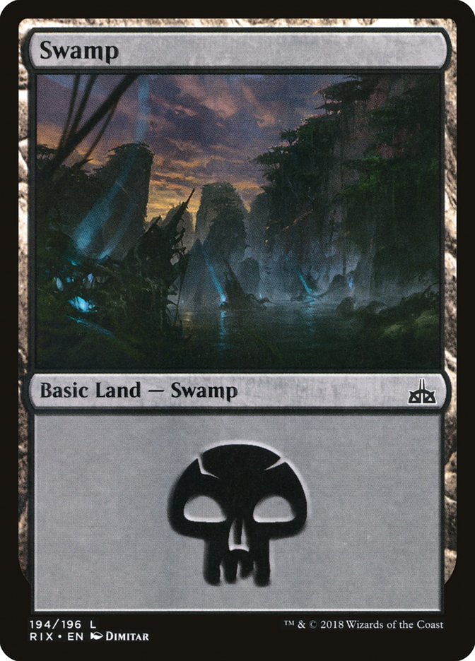 Swamp (194) [Rivals of Ixalan] | Gear Gaming Fayetteville