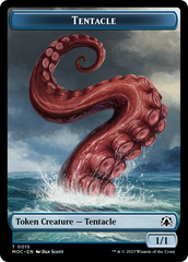 Tentacle // Human (26) Double-Sided Token [March of the Machine Commander Tokens] | Gear Gaming Fayetteville