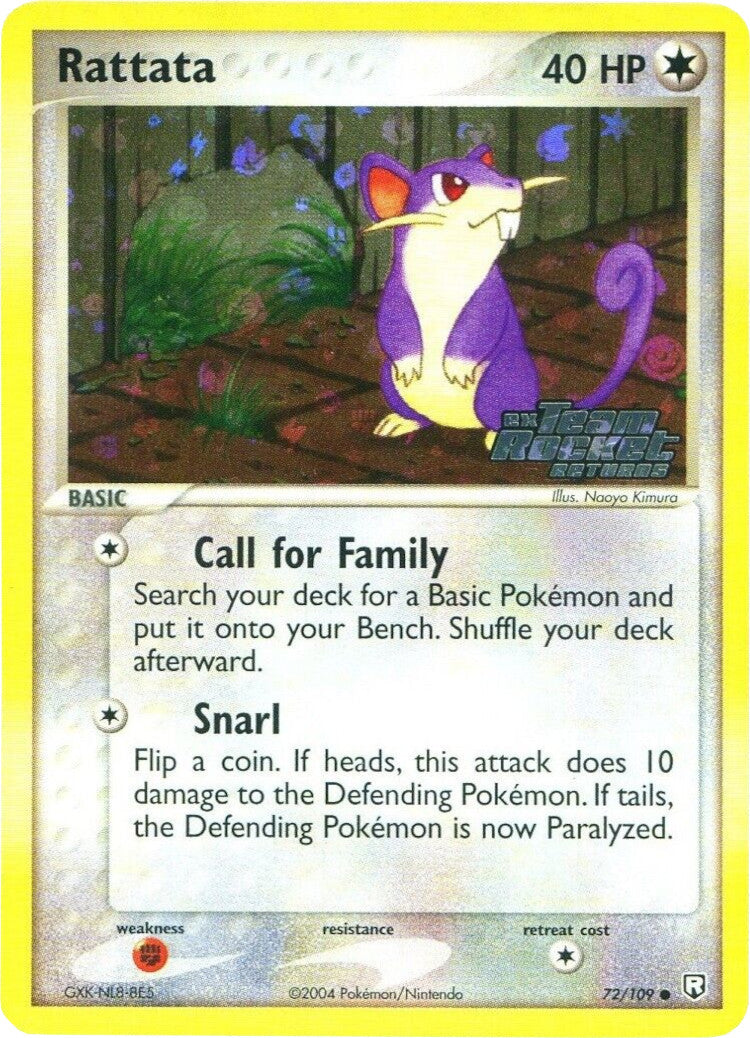 Rattata (72/109) (Stamped) [EX: Team Rocket Returns] | Gear Gaming Fayetteville